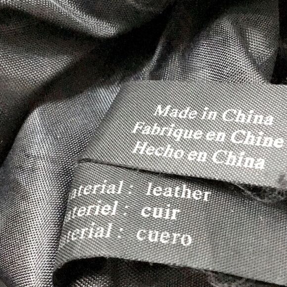 Kenneth Cole Reaction Black Pebbled Leather XL Double Handle Shoulder Tote Bag - Picture 15 of 15